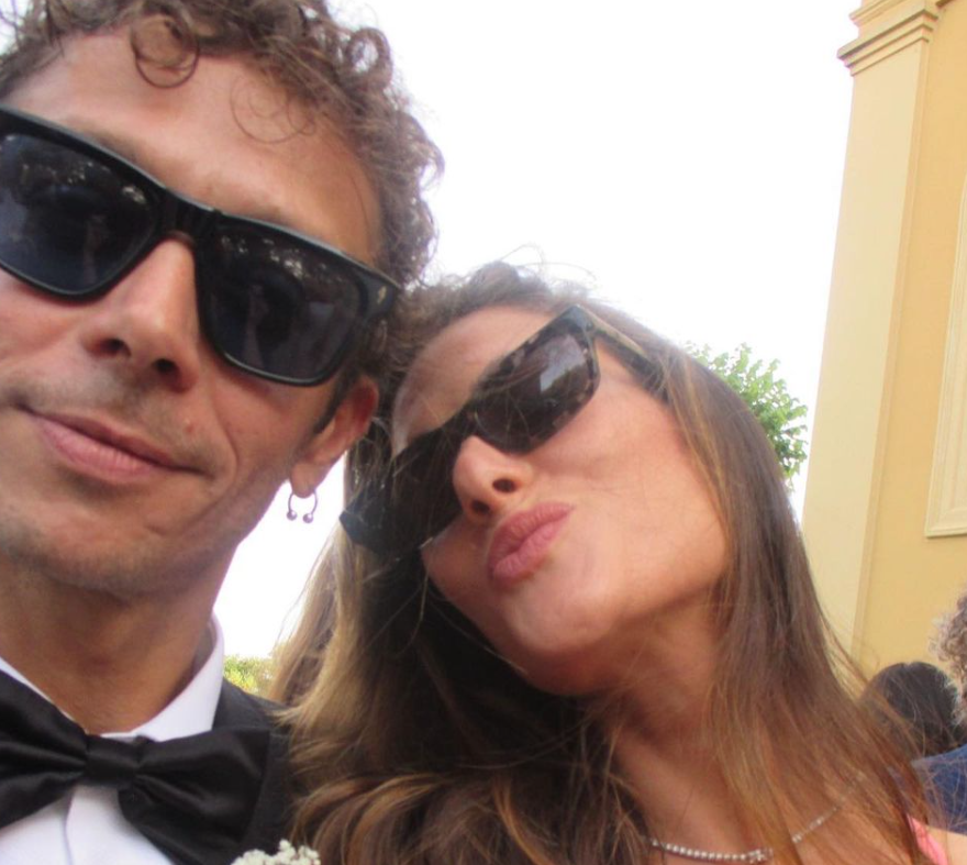 Valentino Rossi attended Luca Marini’s wedding photos then got back on a bike